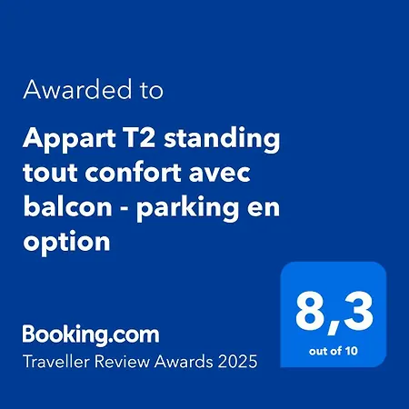 Apartment T2 Standing Confort Avec Balcon - Parking En Option